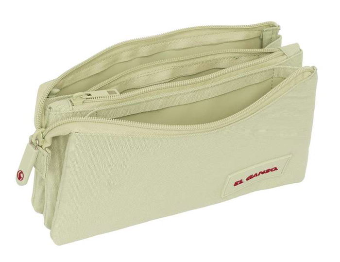 El Ganso Basics - Porte-tout triple 22x12x3 cm - Beige - Pour enfants 3 ans et plus