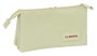 El Ganso Basics - Porte-tout triple 22x12x3 cm - Beige - Pour enfants 3 ans et plus