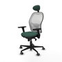 Piqueras y Crespo Chaise de Bureau avec Appui-tête Jorquera 3D036G1 Vert