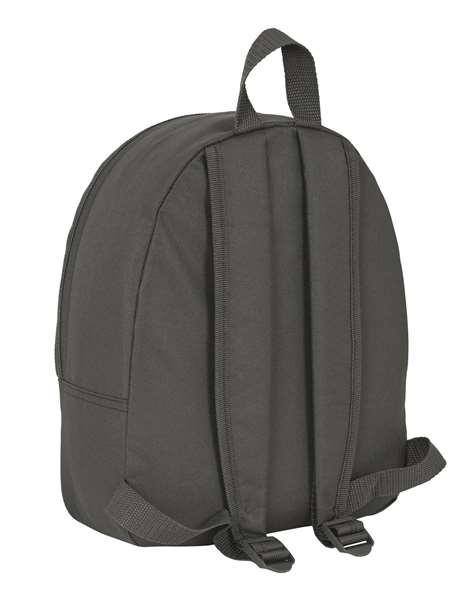 Safta Mini Mochila, sac à dos gris pour enfant 3 ans, dimensions 27 x 32 x 10 cm, polyester 600D hydrofuge