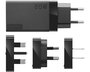 Lenovo Adaptateur Secteur Voyage USB-C 65W avec 4 Fiches Interchangeables (US, EU, AU, UK) 1.8 m Noir - Pour Ordinateur Portable