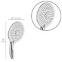 MAURER Pommeau de douche XXL 3 positions chromé