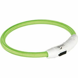 Collier à LED pour Animaux Trixie Flash USB Vert