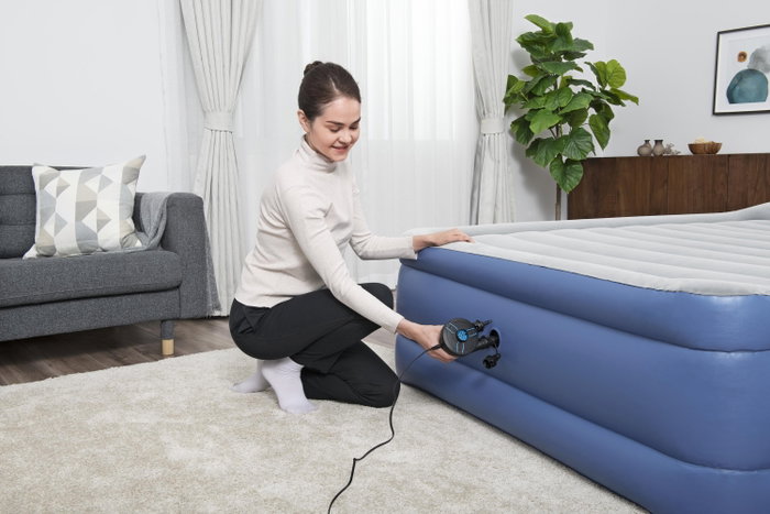Bestway Pompe à air électrique compacte noir