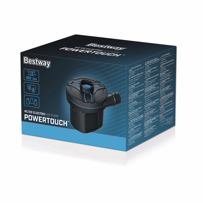 Bestway Pompe à air électrique compacte noir