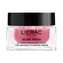 Lierac Crème Visage Repulpante GLOW FRESH 50ml - Hydratation Intense & Luminosité - Acide Hyaluronique & Squalane - Teint Radieux