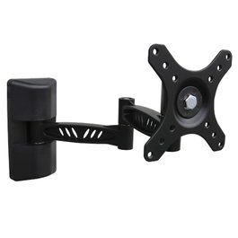 MAURER Support TV métallisé articulé noir 12 à 30 pouces