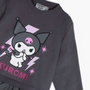CERDA - Sweat-shirt French Terry Hello Kitty & Kuromi - Taille 8 ans - Couleur Gris Foncé - Conception pour Enfant