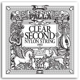 ERNIE BALL Set de 6 cordes en nylon Clear (2nd)