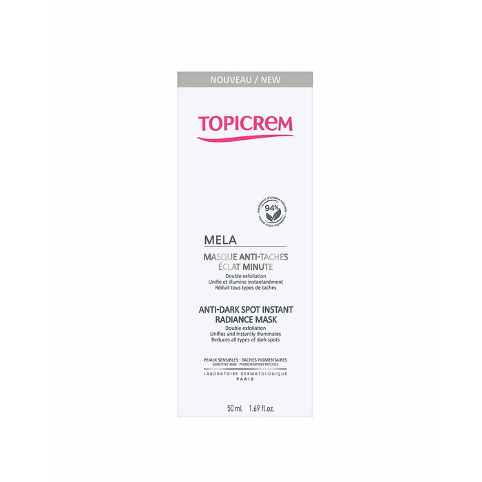 Topicrem Masque anti-taches luminosité instantanée MELA 50 ml