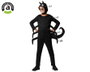 Atosa Déguisement de scorpion noir avec queue articulée pour enfant