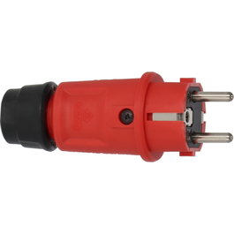 Brennenstuhl Fiche de terre IP54 Rouge/Noir