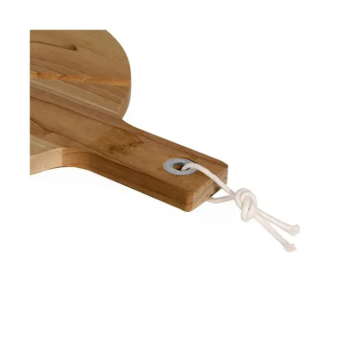 Livoo MES158 Set à Pizza en Bois d'Acacia 30 x 45 cm avec Roulette à Pizza et Poignée à Trou de Suspension