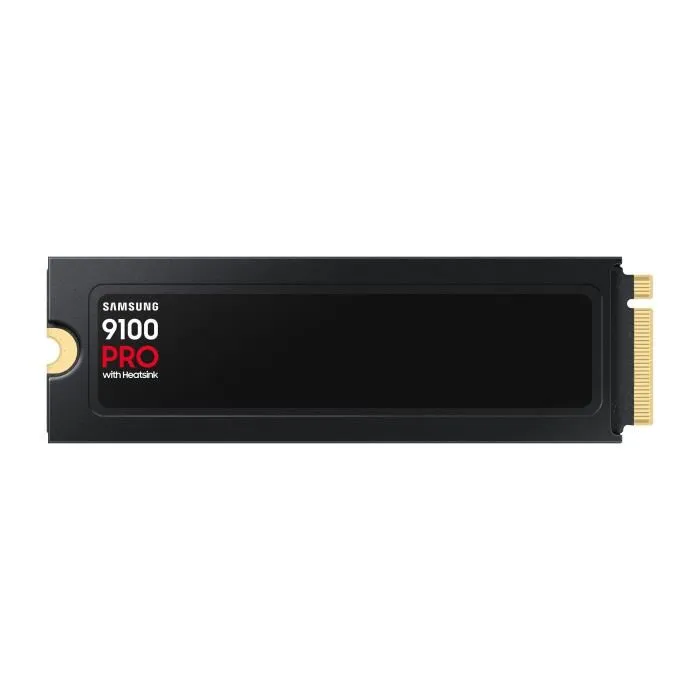 Samsung 9100 PRO MZ-VAP1T0CW - SSD Interne NVMe M.2 PCIe 5.0 x4 avec dissipateur - 1 To - Vitesse de lecture jusqu'à 14 800 Mo/s - Compatible PS5, PC, ordinateur portable