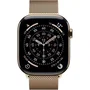 Apple Watch Series 11 GPS + Cellular - 46mm - Boîtier Gold Titanium - Bracelet Gold Milanese Loop - M/L