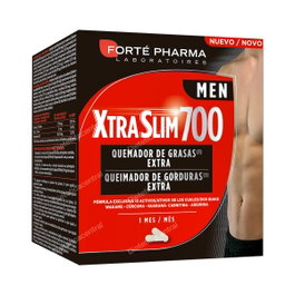 Forté Pharma XTRASLIM 700 MEN Brûleur de Graisse Extra, Complément Nutritionnel pour Hommes, 120 Gélules