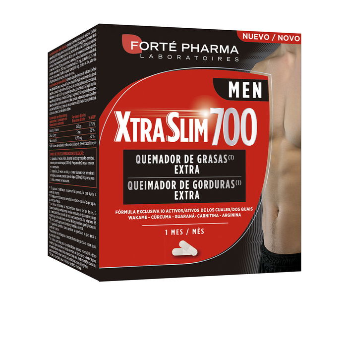 Forté Pharma XTRASLIM 700 MEN Brûleur de Graisse Extra, Complément Nutritionnel pour Hommes, 120 Gélules Forté Pharma XTRASLIM 700 MEN Brûleur de Graisse Extra, Complément Nutritionnel pour Hommes, 120 Gélules