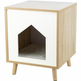Trixie Isa Abri Aspect bois - Brun clair / Blanc - 40 x 50 x 40 cm