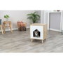 Trixie Isa Abri Aspect bois - Brun clair / Blanc - 40 x 50 x 40 cm