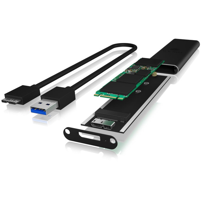 Icy Box IB-183M2 Boîtier externe pour 1x SSD M.2 SATA