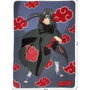 Naruto Plaid Polaire Itachi Uchiha Noir 100 x 140 cm
