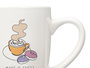 VESSIA Tasse en porcelaine Make It Sweet blanc 350ml, lot de 27