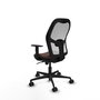 Chaise de Bureau Piqueras y Crespo 1D036N0 Blanc Brun foncé