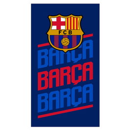 FC BARCELONA - Toalle microfibre 70x140 cm, 100% polyester