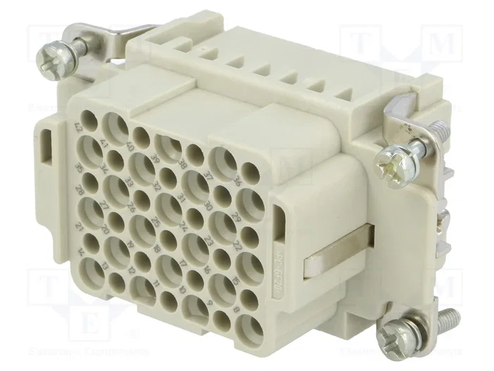 HARTING Insert de contact femelle Han® DD 42+PE