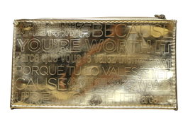 L'Oréal Paris Pochette en textile dorée