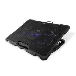 Coolbox Support Base Refroidissement Portable Ajustable avec 5 Ventilateurs jusqu'à 17.3 pouces