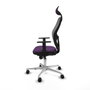 Piqueras y Crespo Chaise de Bureau avec Appui-tête Jorquera 1D086N1 Violet
