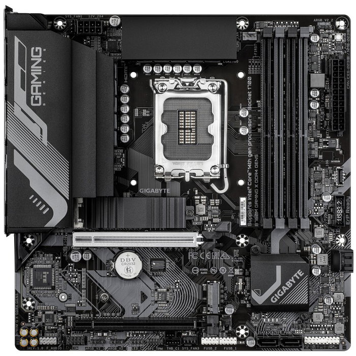 Gigabyte B760M Gaming X DDR4 - Carte Mère Micro ATX Socket LGA 1700 pour Intel 12e/13e/14e Gen, PCIe 5.0, M.2 PCIe 4.0, LAN 2.5GbE