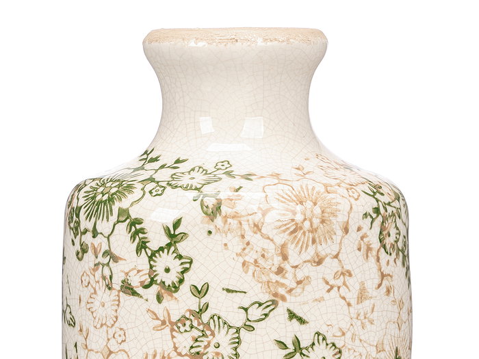 Giftdecor Jarron Nonna Botella Vert Beige 27 cm Céramique (Set de 6)