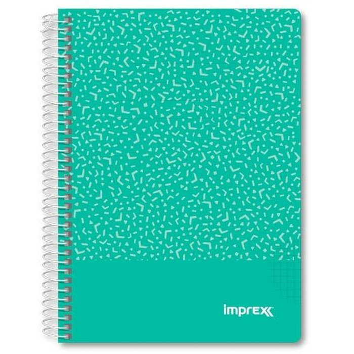 Cahier Imprex Vert A5 80 Volets (4 Unités)