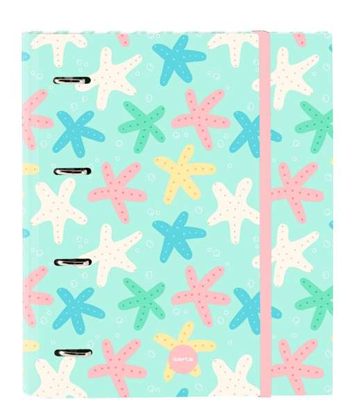 Safta Classeur 4 anneaux 35mm avec intercalaires A4 100 feuilles 27x32x3,5cm Safta Classeur 4 anneaux 35mm avec intercalaires A4 100 feuilles 27x32x3,5cm