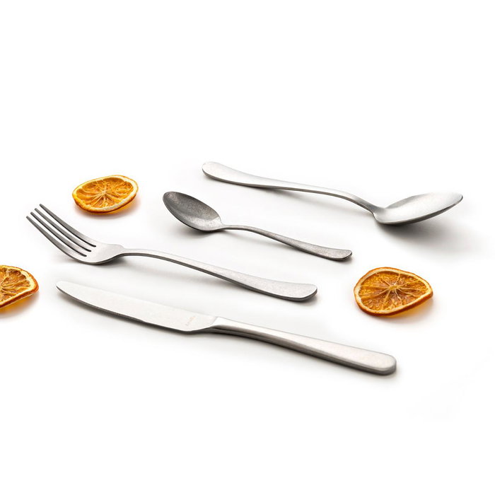 Amefa Boîte de 12 Couteaux de Table Austin Retro en Acier Inoxydable, Finition Mate, 23,5 cm
