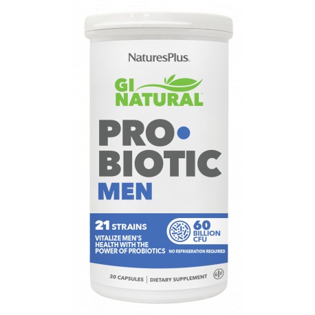 NATURES PLUS GI NATURAL probiotique pour homme 30cap. NATURES PLUS GI NATURAL probiotique pour homme 30cap.