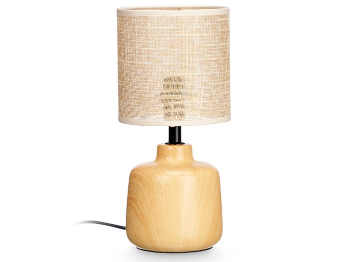 Giftdecor Lampe de Table Rond Effet Bois 14x20x14 cm Marron Céramique Métal Plastique IP20 (Set de 12) Giftdecor Lampe de Table Rond Effet Bois 14x20x14 cm Marron Céramique Métal Plastique IP20 (Set de 12)