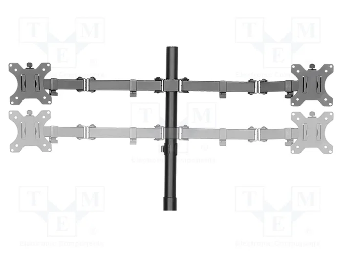 LOGILINK Attache pour 4 moniteurs 13-32 pouces