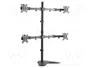 LOGILINK Attache pour 4 moniteurs 13-32 pouces