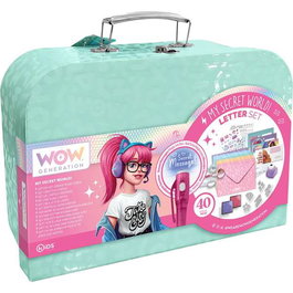 Wow Generation My Secret World Set pour créer ses cartes secrètes - Jeu créatif avec tampons, encre, papier et stylo à message invisible - Version multilingue
