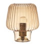 Home Deco Factory Lampe de Table en Verre Ambre