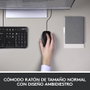 Logitech MK120 Combo Clavier et Souris USB Filaire - Clavier Résistant aux Éclaboussures, Pavé Numérique - Souris Optique Haute Définition - pour Windows