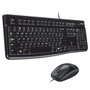 Logitech MK120 Combo Clavier et Souris USB Filaire - Clavier Résistant aux Éclaboussures, Pavé Numérique - Souris Optique Haute Définition - pour Windows
