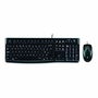 Clavier et Souris Optique Logitech 920-002550 USB Noir Espagnol Qwerty