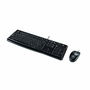 Clavier et Souris Optique Logitech 920-002550 USB Noir Espagnol Qwerty