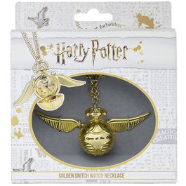 The Carat Shop Collier Harry Potter avec horloge Vif d'or plaqué or