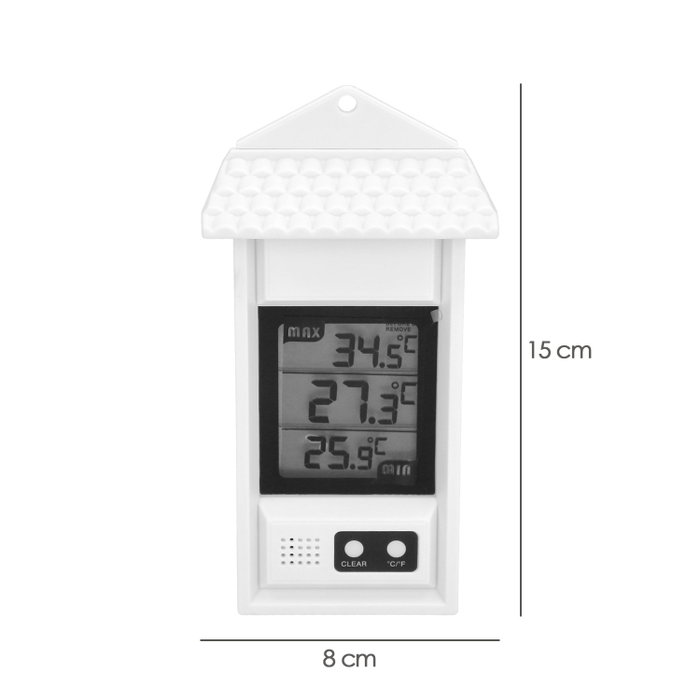 ORYX Thermomètre Numérique Intérieur/Extérieur