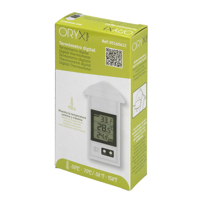 ORYX Thermomètre Numérique Intérieur/Extérieur